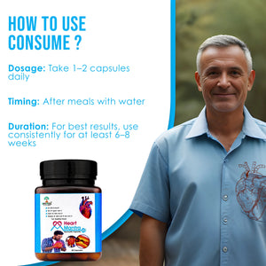 Shivveda Heart Mantra Capsules: Ayurvedic Formula for Complete Heart Wellness