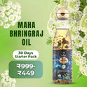 Maha Bhringraj Hair Oil - Ayurvedic Solution for Hair Fall, Hair Growth, and Scalp Nourishment