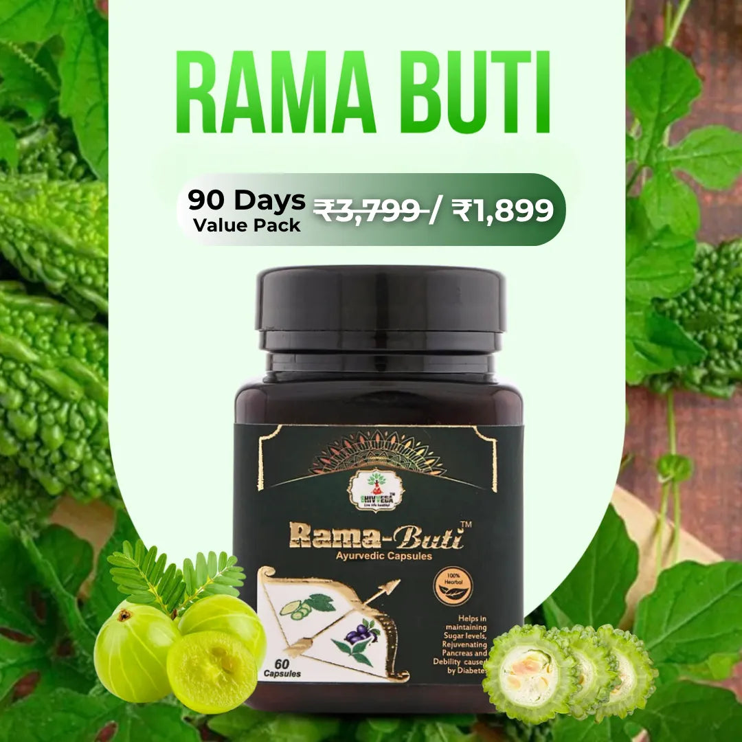 Naturally Balance Your Blood Sugar with Rama Buti – Ayurvedic Capsules for Diabetes Care