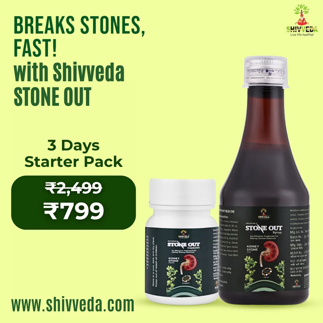 Shivveda Stone Out – Natural Relief for Kidney Stones (3-Day Fast Result)
