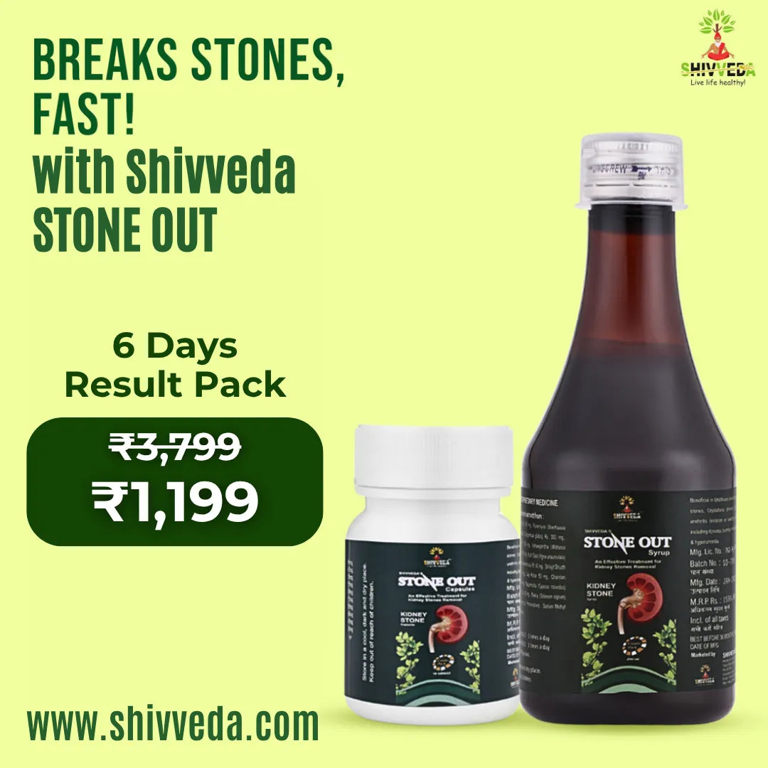 Shivveda Stone Out – Natural Relief for Kidney Stones (3-Day Fast Result)