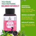 SHIVVEDA STREE KAYA capsuls, Ayurvedic for Hormonal Balance, PCOS, PCOD, Period Pain Relief, Hair and Skin Health | Women Wellness capsuls