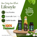 Shivveda Hair Care Combo | Rosemary Shampoo, Kesh Power Oil & Hair Wellness Capsules | Ayurvedic Solution for Stronger, Healthier Hair