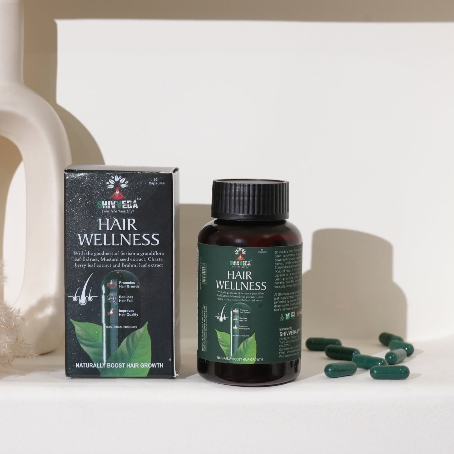 Shivveda Hair Wellness – Natural Hair Growth and Care Supplement