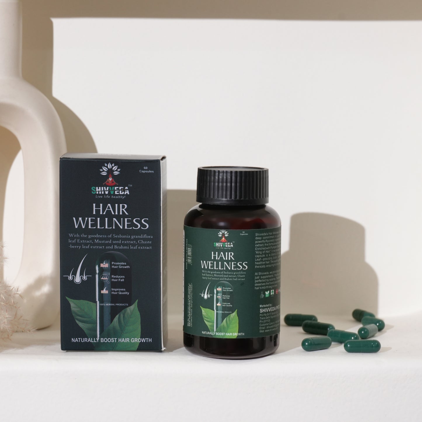 Shivveda Hair Wellness – Natural Hair Growth and Care Supplement