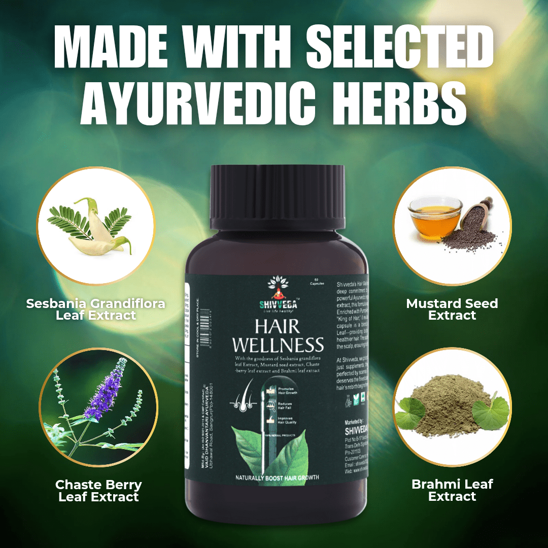 This natural hair growth & Care supplement is a mixture of potent blend of Ayurvedic herbs