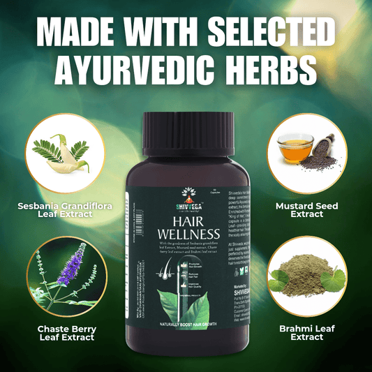 Shivveda Hair Wellness – Natural Hair Growth and Care Supplement
