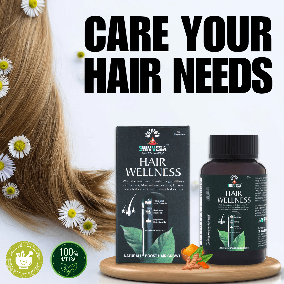 Shivveda Hair Wellness uses a holistic approach. It works internally to balance hormones, enhance blood circulation