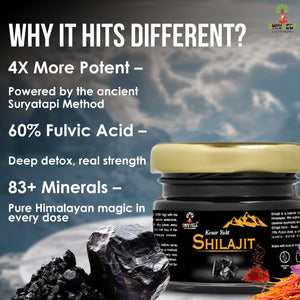 Kesar Yukt Shilajit – Pure Himalayan Energy & Vitality Boost with Saffron