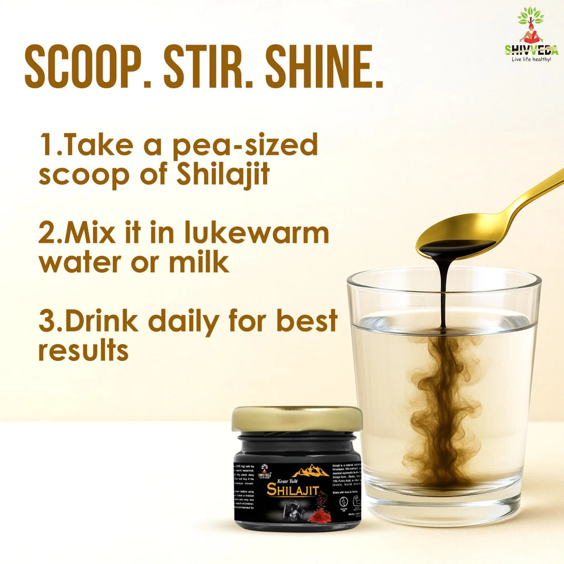 Kesar Yukt Shilajit – Pure Himalayan Energy & Vitality Boost with Saffron