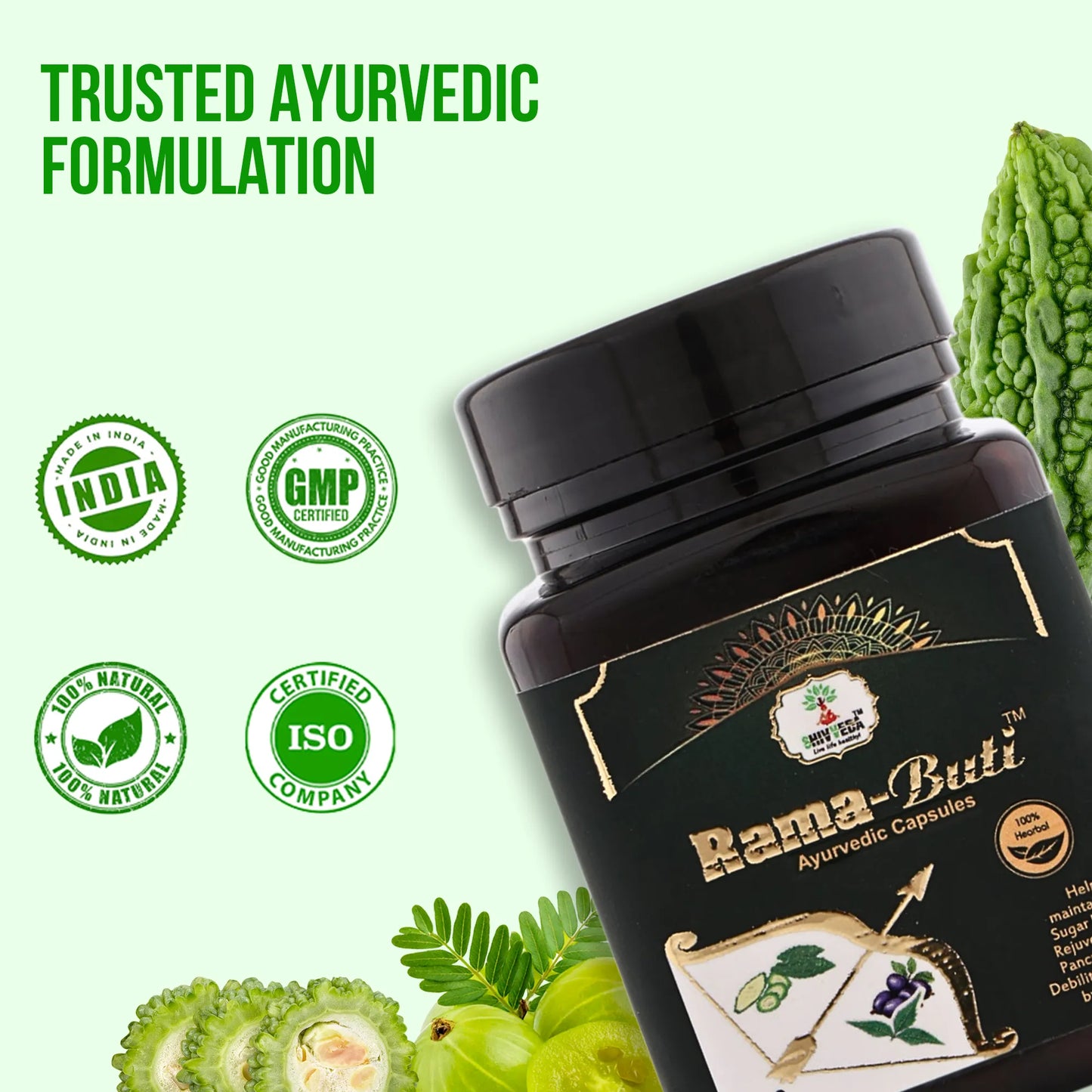 Naturally Balance Your Blood Sugar with Rama Buti – Ayurvedic Capsules for Diabetes Care