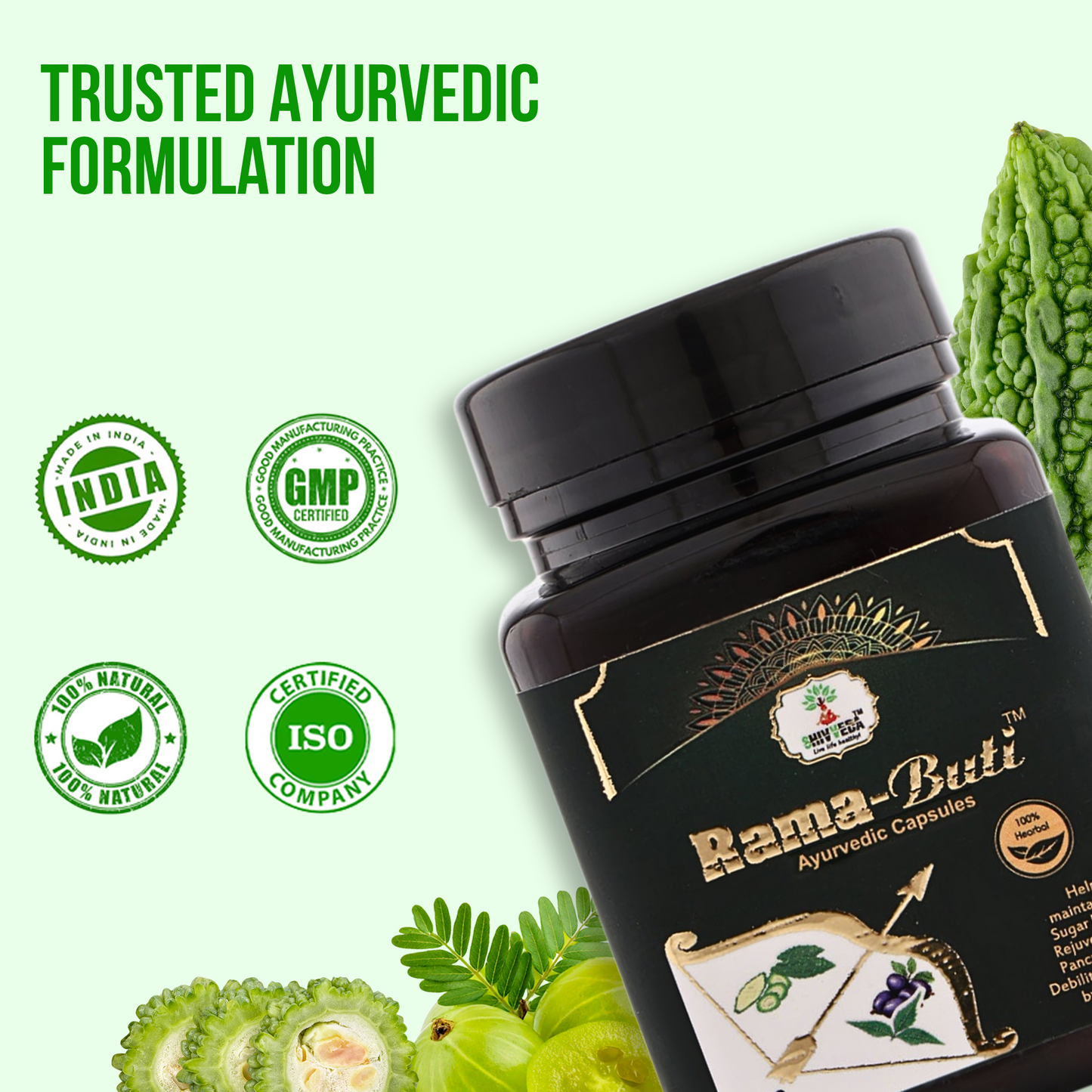Naturally Balance Your Blood Sugar with Rama Buti – Ayurvedic Capsules for Diabetes Care