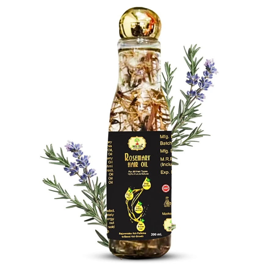 Rosemary Hair Oil Ayurveda - Natural Hair Growth & Scalp Nourishment