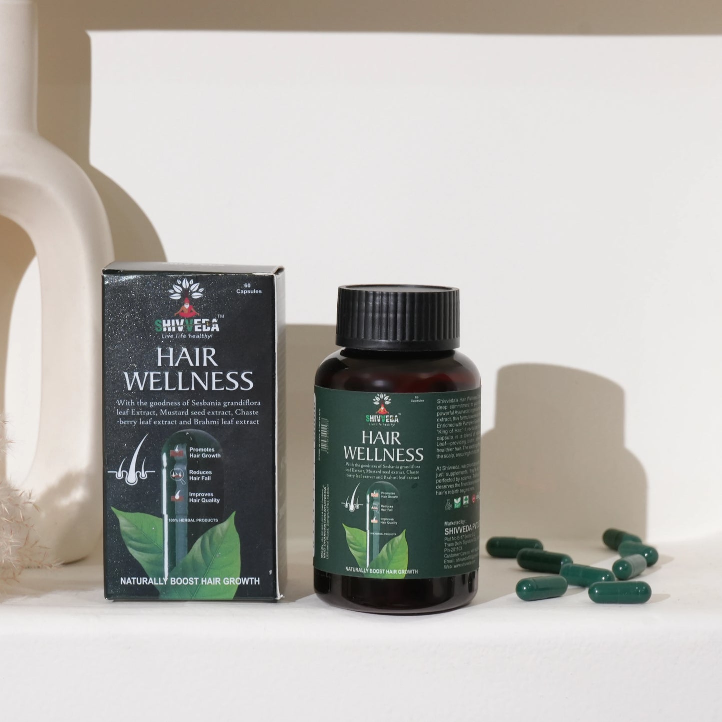 Shivveda Hair Wellness – Natural Hair Growth and Care Supplement