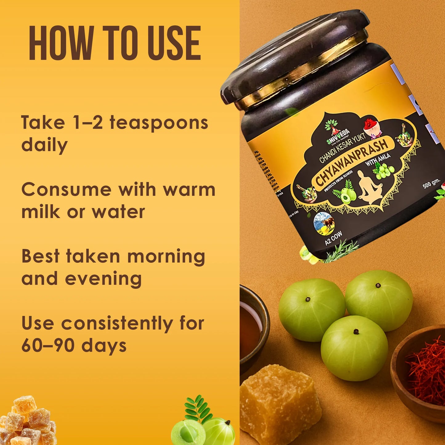 Boost Immunity Naturally with Shivveda Chandi Kesar Yukt Chyawanprash – Enriched with Amla & Saffron