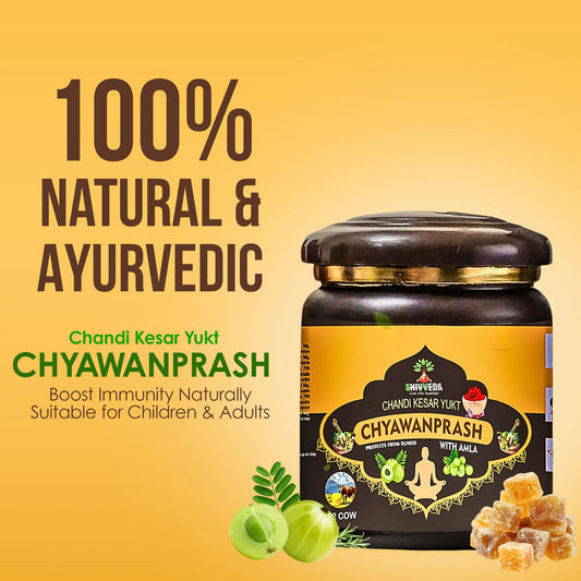 Boost Immunity Naturally with Shivveda Chandi Kesar Yukt Chyawanprash – Enriched with Amla & Saffron