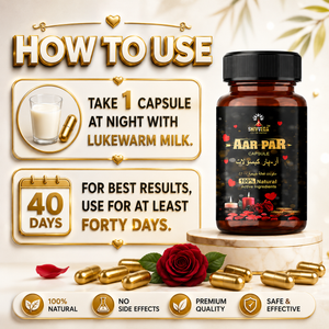 Aar-Par Energy Booster 20 Capsules – 100% Natural Ayurvedic Energy Supplement | Shivveda Ayurveda